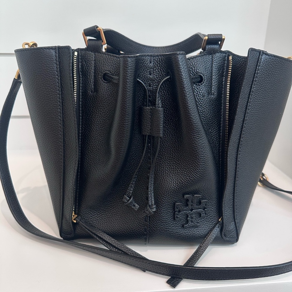 Tory Burch McGraw Drawstring Bucket Bag